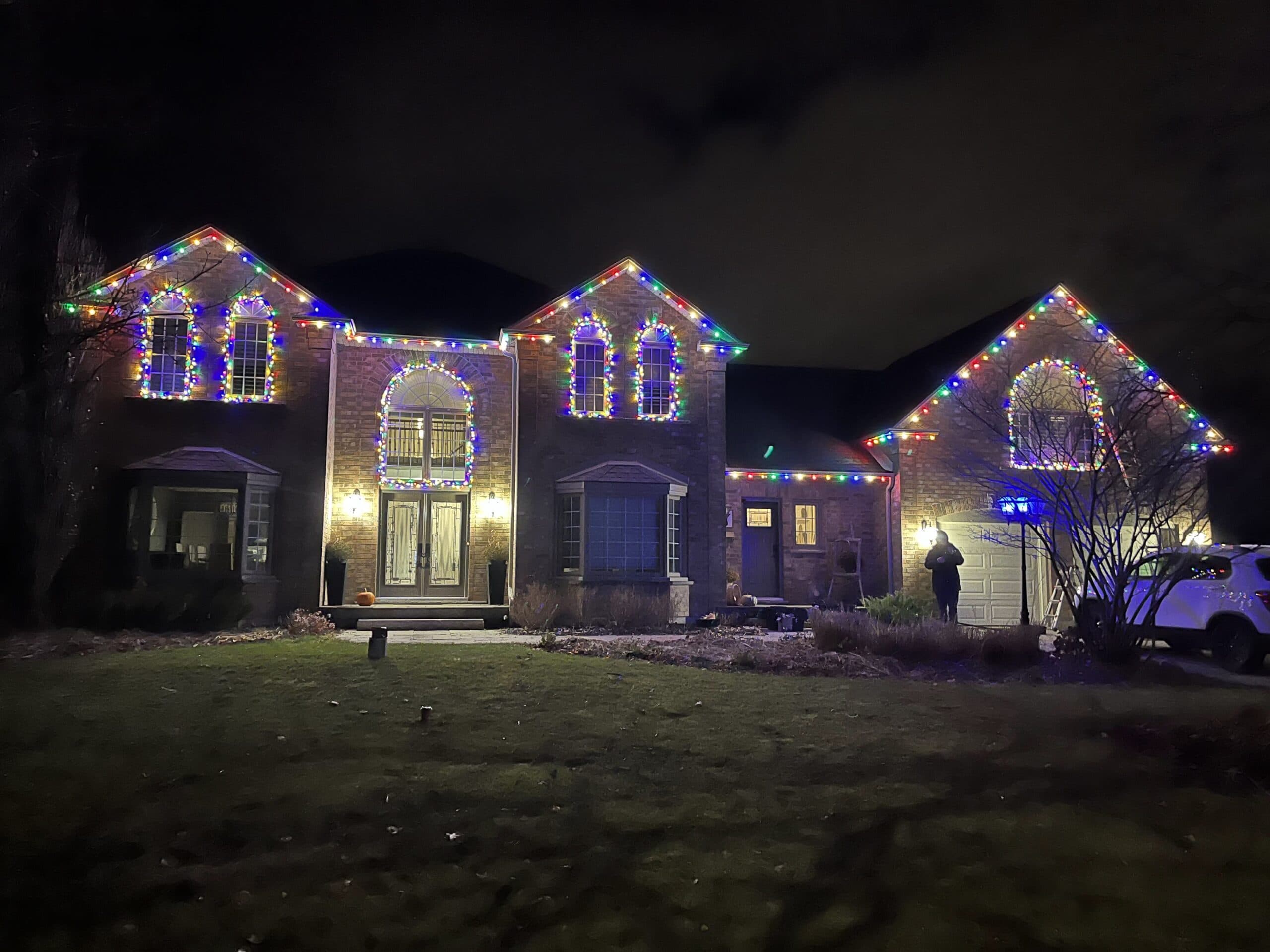 Christmas Decorators for HOAs — commercial holiday decorating example by We Install Christmas Lights