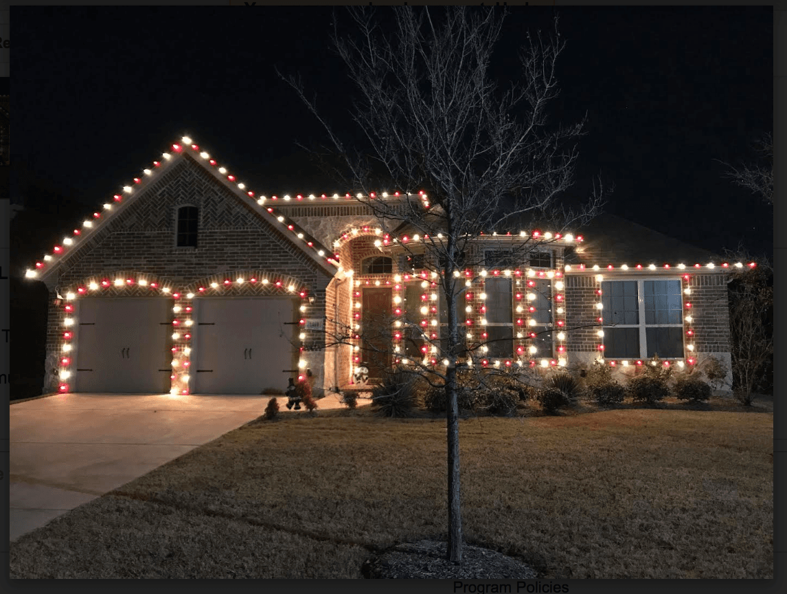 Light Install — Christmas-lit home in Woodstock Ontario